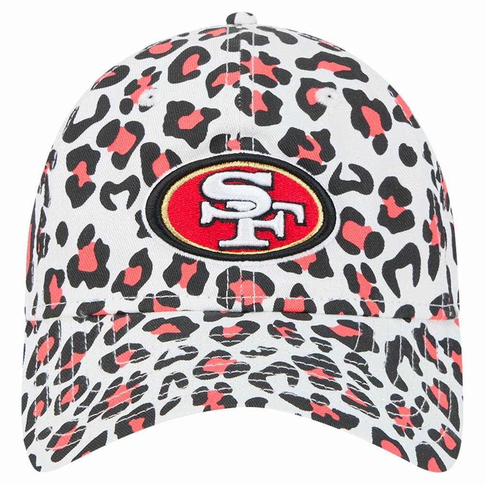 NFL San Francisco 49ers Girls Youth Active Leopard 9TWENTY Adjustable Hat
