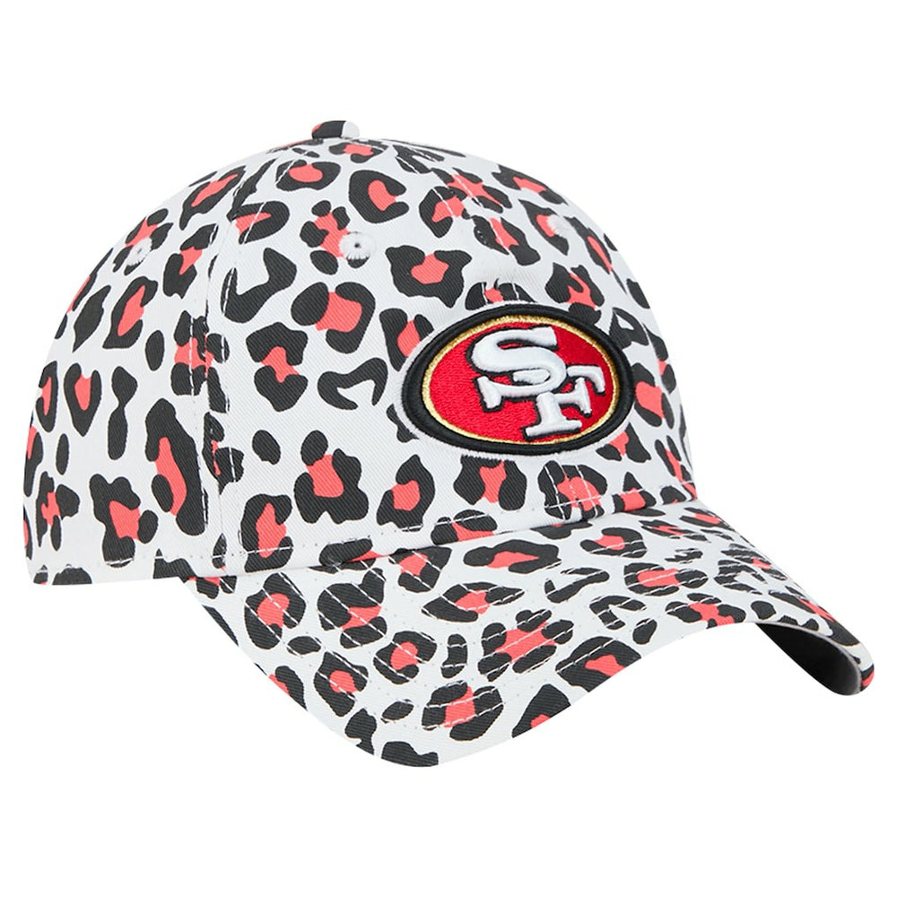 NFL San Francisco 49ers Girls Youth Active Leopard 9TWENTY Adjustable Hat