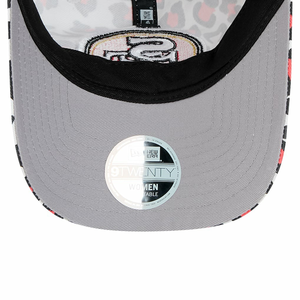 NFL San Francisco 49ers Girls Youth Active Leopard 9TWENTY Adjustable Hat