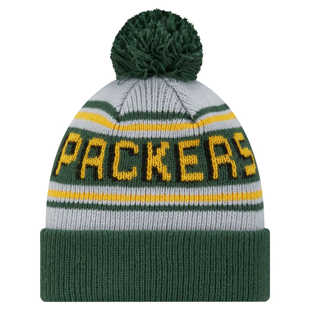 NFL Green Bay Packers Youth Main Cuffed Knit Hat with Pom