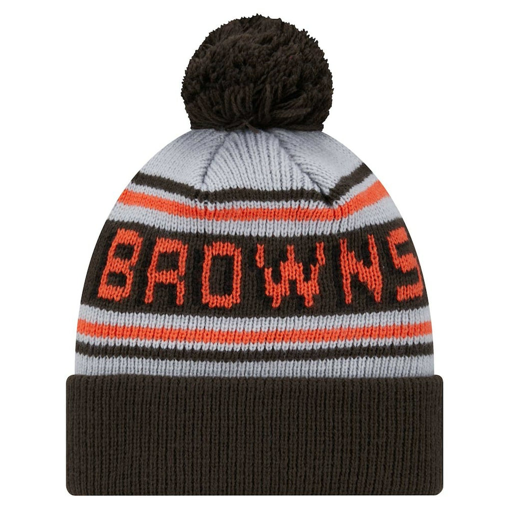 NFL Cleveland Browns Youth Main Cuffed Knit Hat with Pom