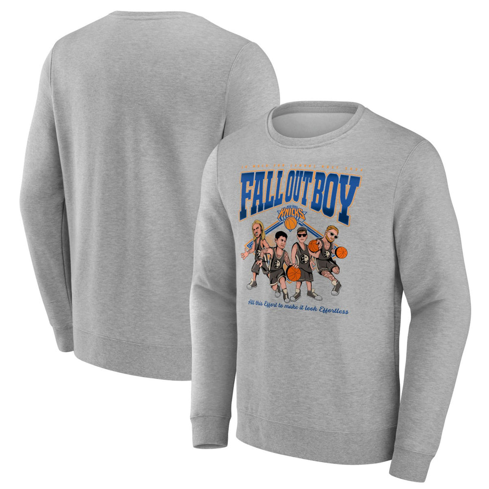 Fall Out Boy x New York Knicks So Much For (2our) Dust Fleece Pullover Sweatshirt - Gray | Fanatics online