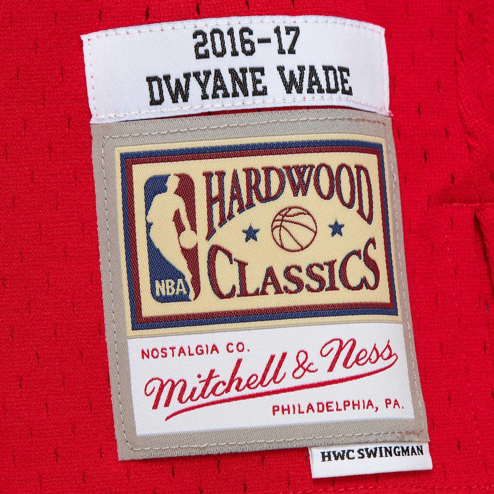 Dwyane Wade Chicago Bulls 2016/17 Hardwood Classics Swingman Jersey sale - Red | Mitchell & Ness cheap