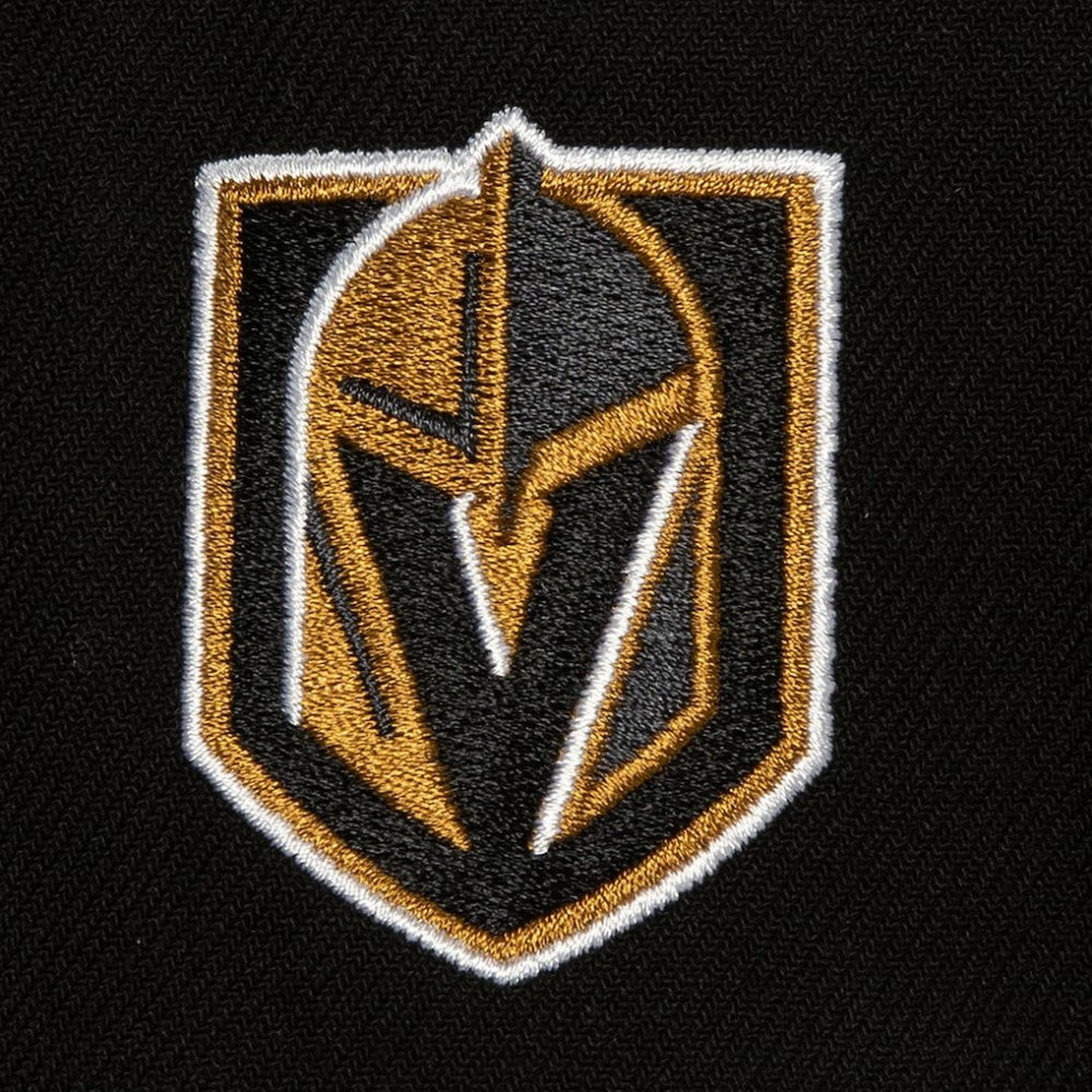 Vegas Golden Knights Mitchell & Ness Retro Script Colorblock Snapback Hat
