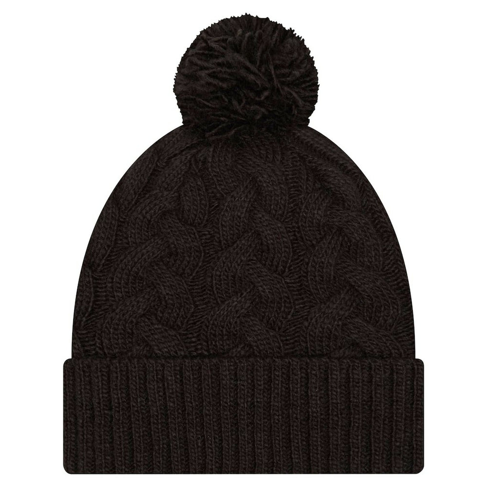 NFL Cincinnati Bengals Women's Cable Cuffed Knit Hat with Pom