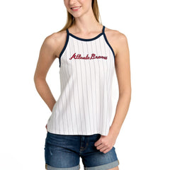 Atlanta Braves Lusso Women's Nahla Tank Top - White