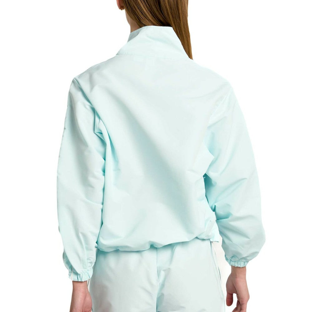 Chicago Cubs Lusso Women's Parker Half-Zip Jacket - Light Blue
