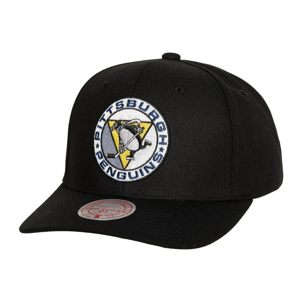 Pittsburgh Penguins Mitchell & Ness Team Ground Pro Adjustable Hat