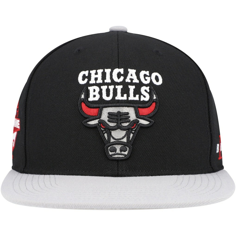 Chicago Bulls Core Snapback Hat - Black/Gray | Mitchell & Ness cheap