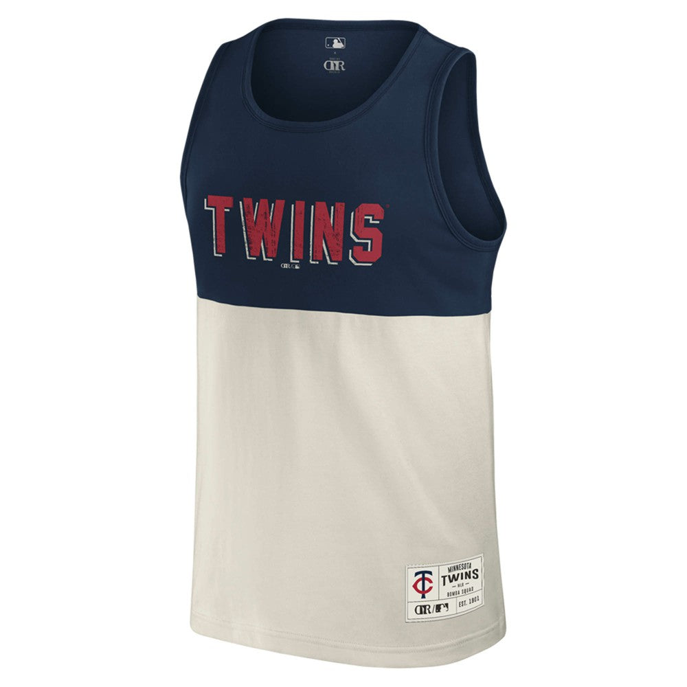 Minnesota Twins Darius Rucker Collection Colorblock Tank Top - Navy