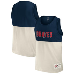 Atlanta Braves Darius Rucker Collection Colorblock Tank Top - Navy