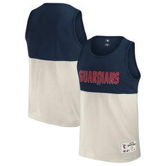 Cleveland Guardians Darius Rucker Collection Colorblock Tank Top - Navy