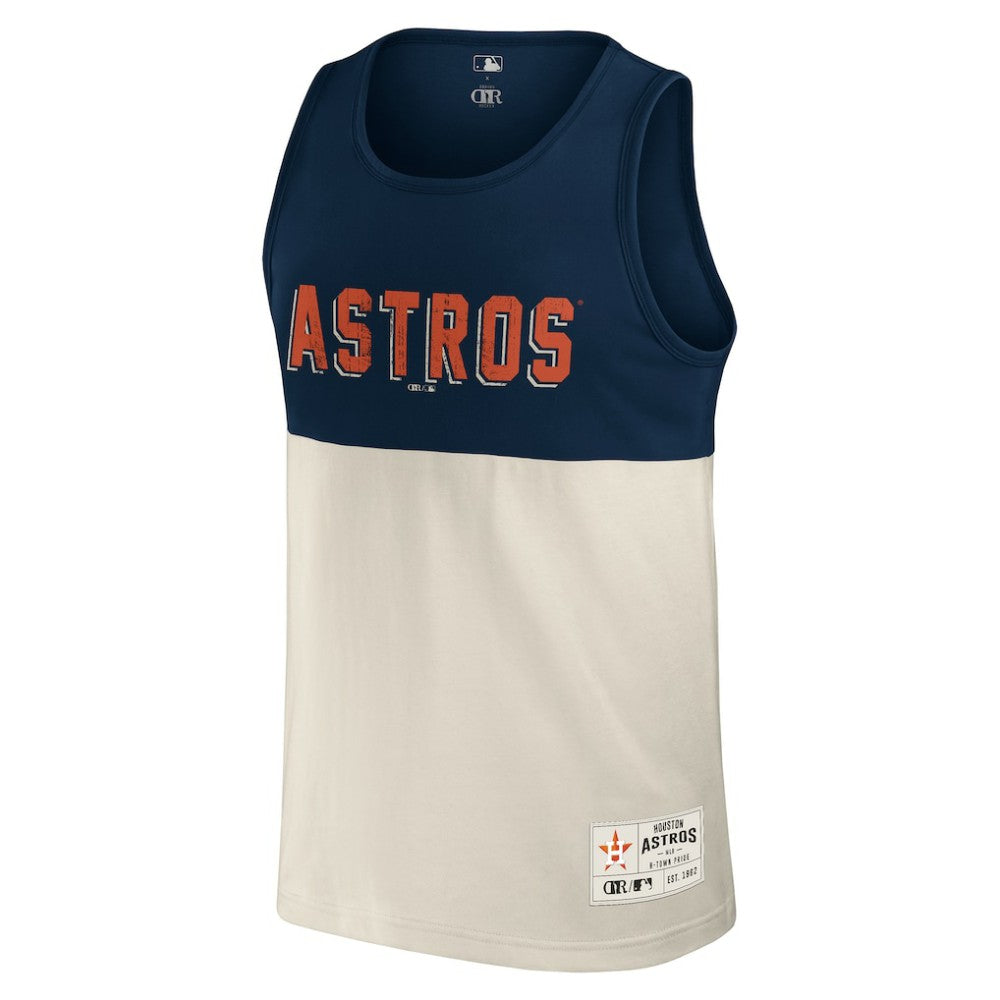 Houston Astros Darius Rucker Collection Colorblock Tank Top - Navy