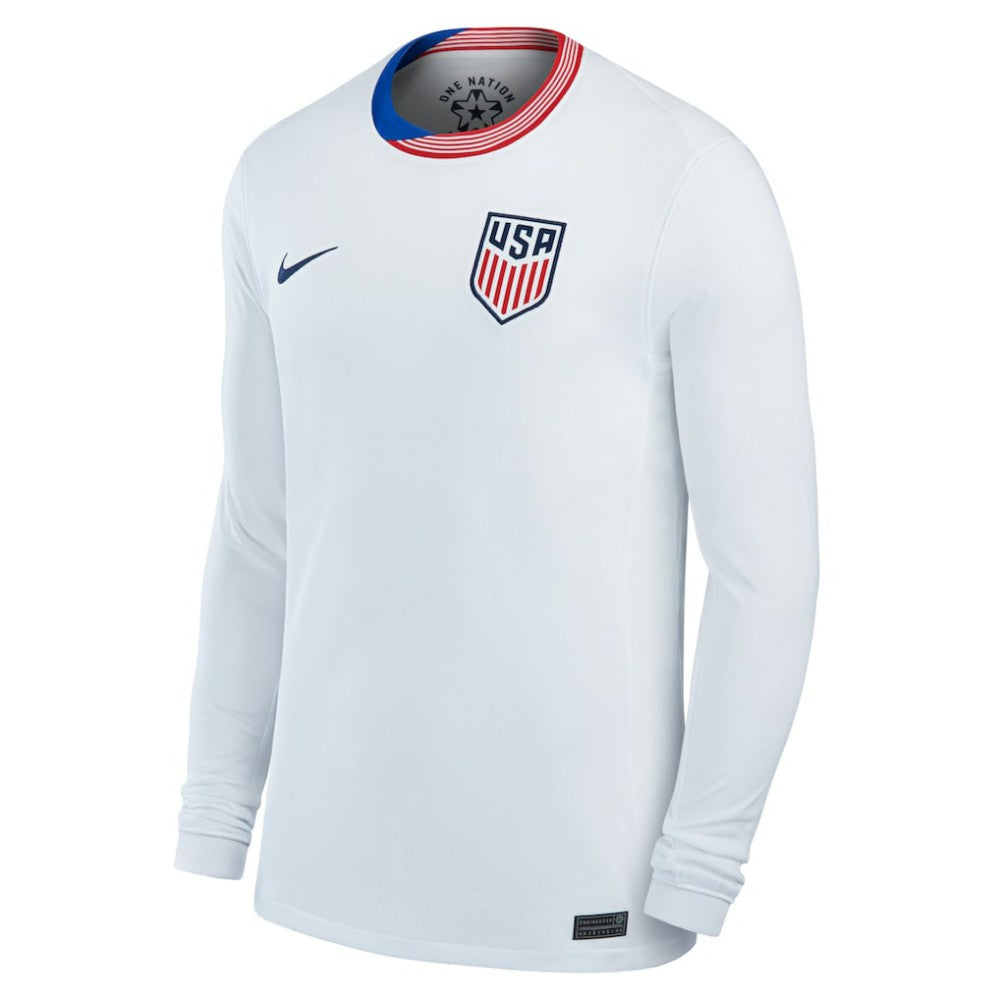 USMNT 2024 Home Replica Long Sleeve Jersey / Soccer Hot sale