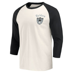 NFL Las Vegas Raiders Darius Rucker Collection Raglan 3/4 Sleeve T-Shirt