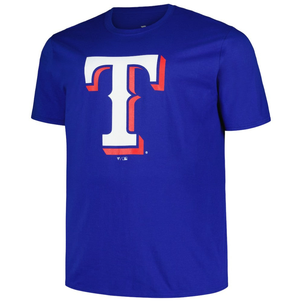 Texas Rangers Profile Big & Tall #1 Dad T-Shirt - Royal
