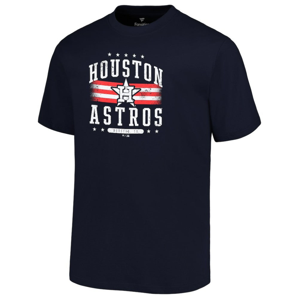 Houston Astros Profile Big & Tall Americana T-Shirt - Navy