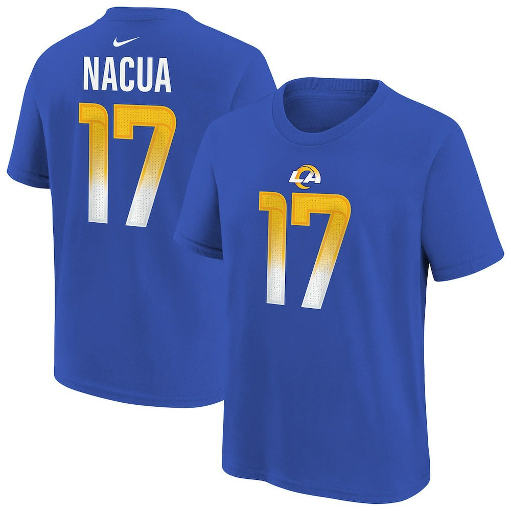 NFL Los Angeles Rams Puka Nacua  Youth Player Name & Number T-Shirt