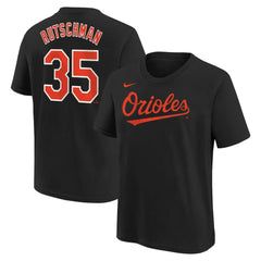 Adley Rutschman Baltimore Orioles Youth Name & Number T-Shirt - Black | Nike