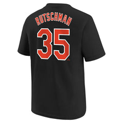 Adley Rutschman Baltimore Orioles Youth Name & Number T-Shirt - Black | Nike