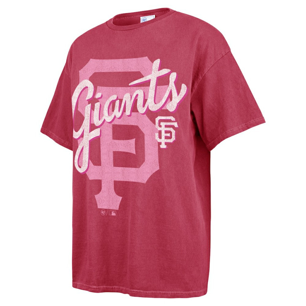 San Francisco Giants Women's Dopamine Tradition T-Shirt - Pink | 47 brand