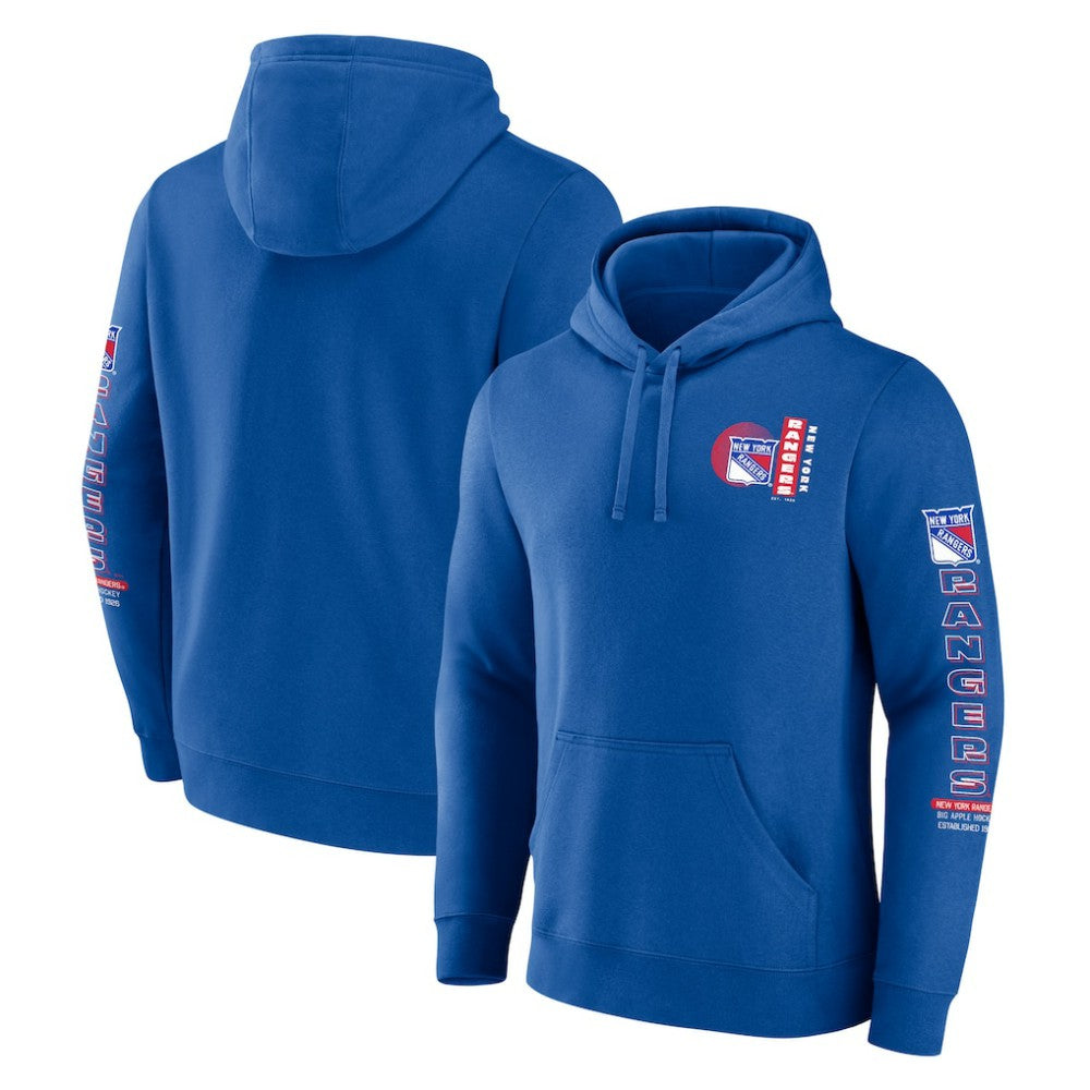 New York Rangers Fanatics Revolution Pullover Hoodie
