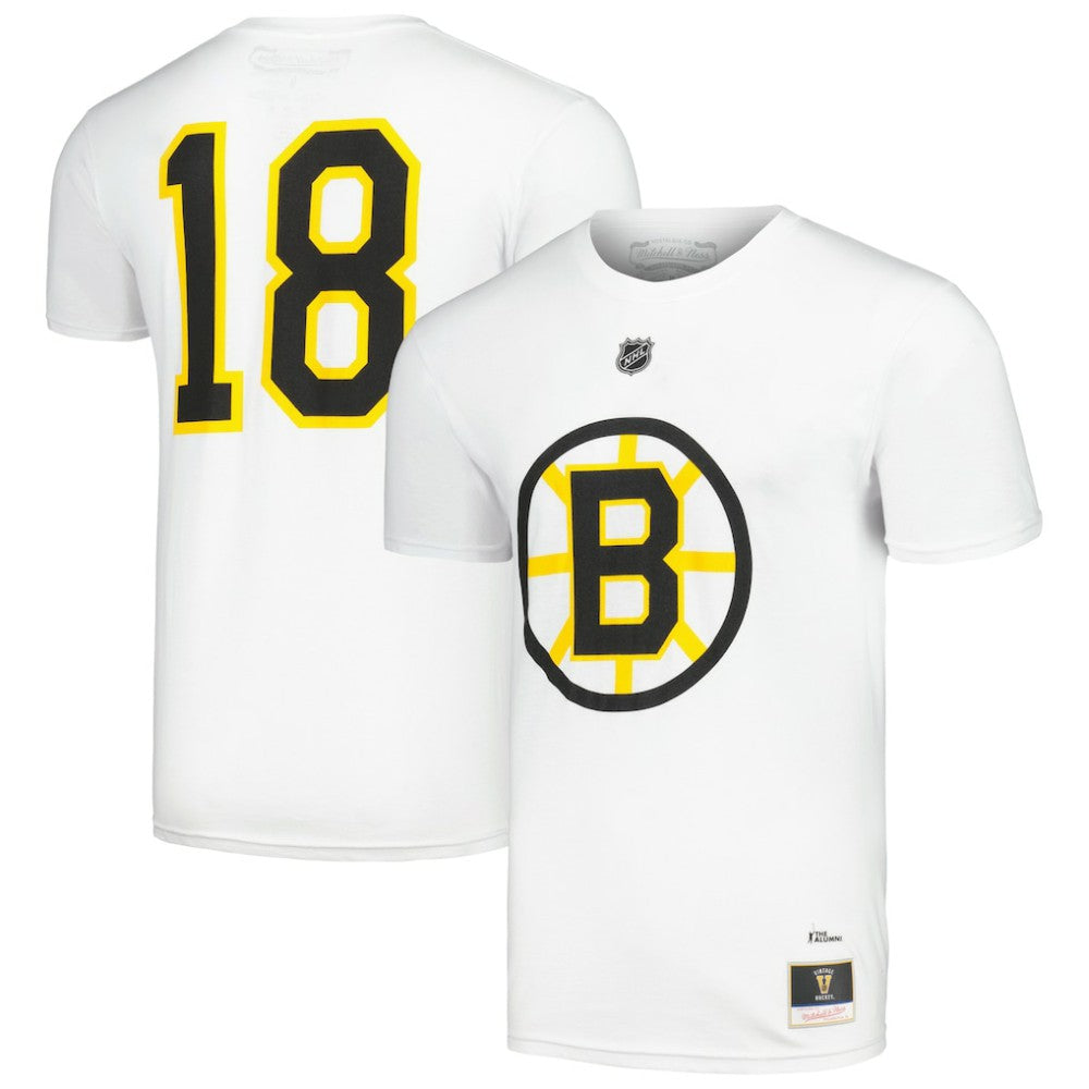 Willie O'Ree Boston Bruins Mitchell & Ness Name & Number T-Shirt