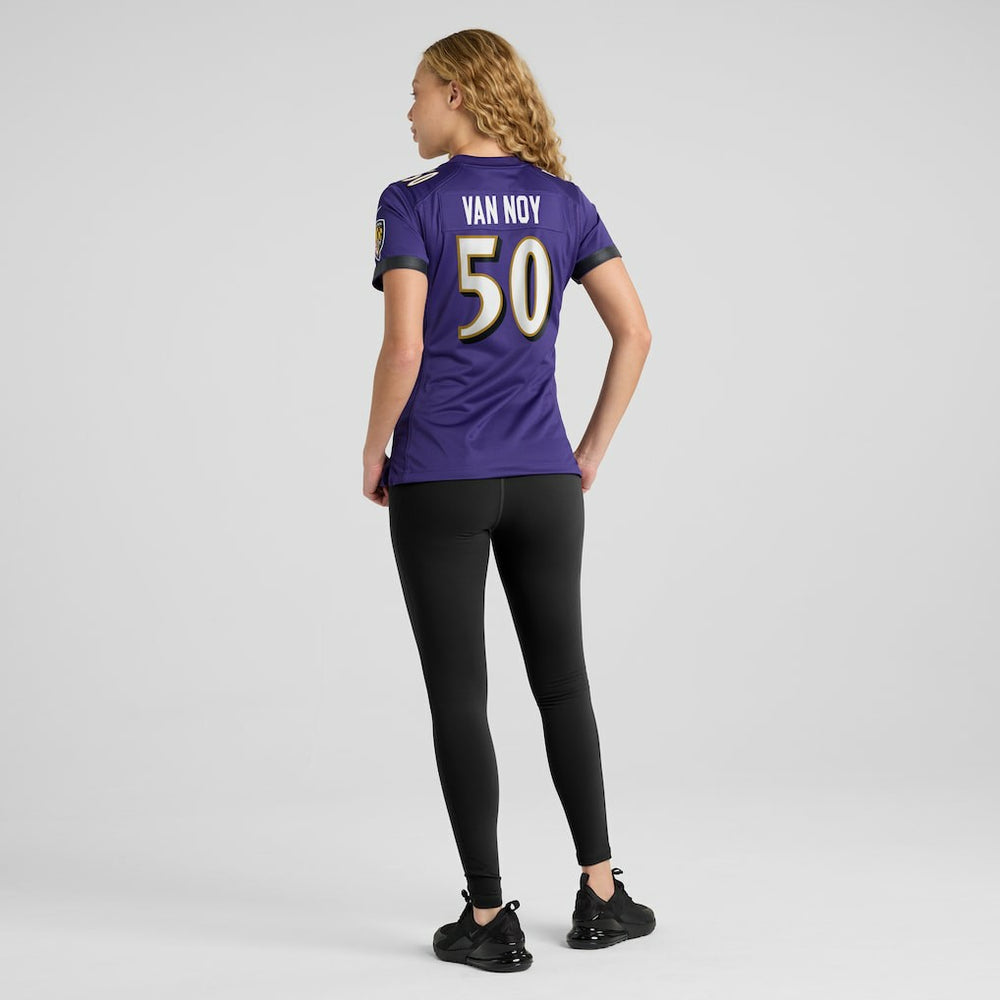 NFL Baltimore Ravens Kyle Van Noy  Women's Game Jersey