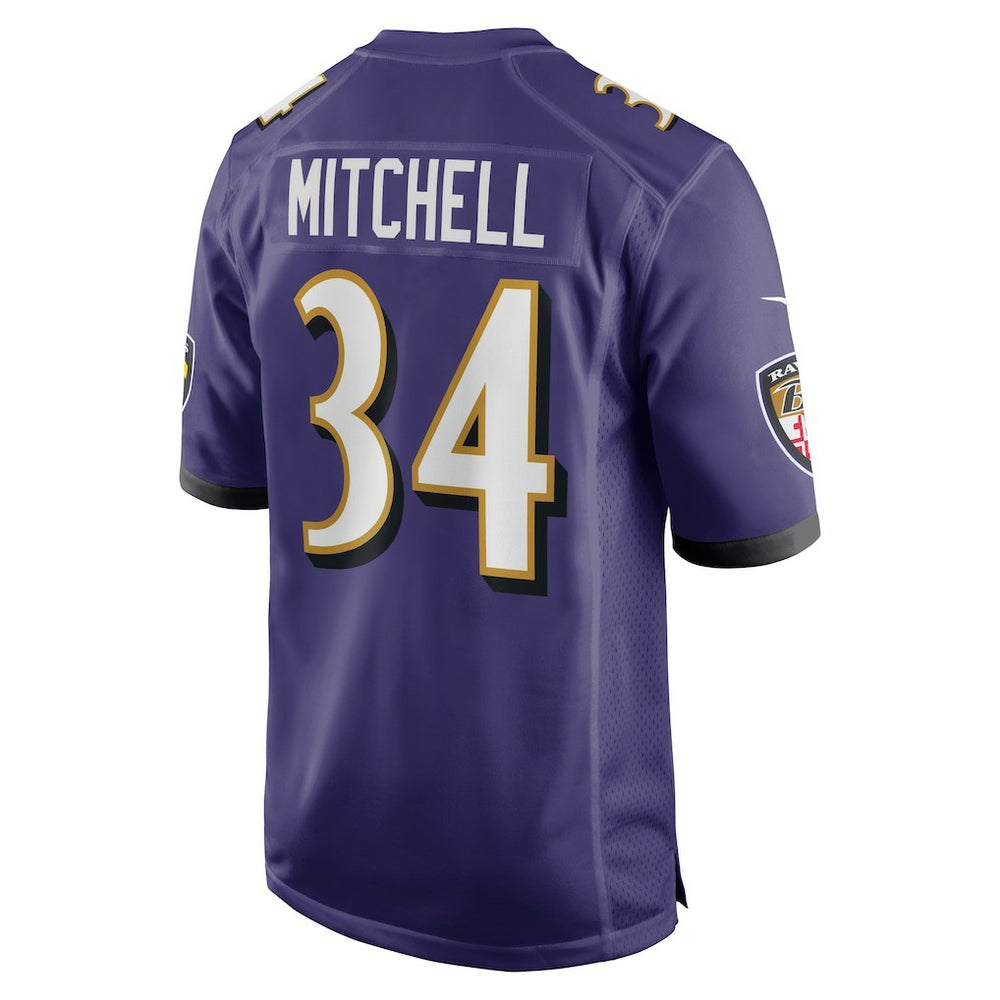 NFL Baltimore Ravens Keaton Mitchell  Game Jersey