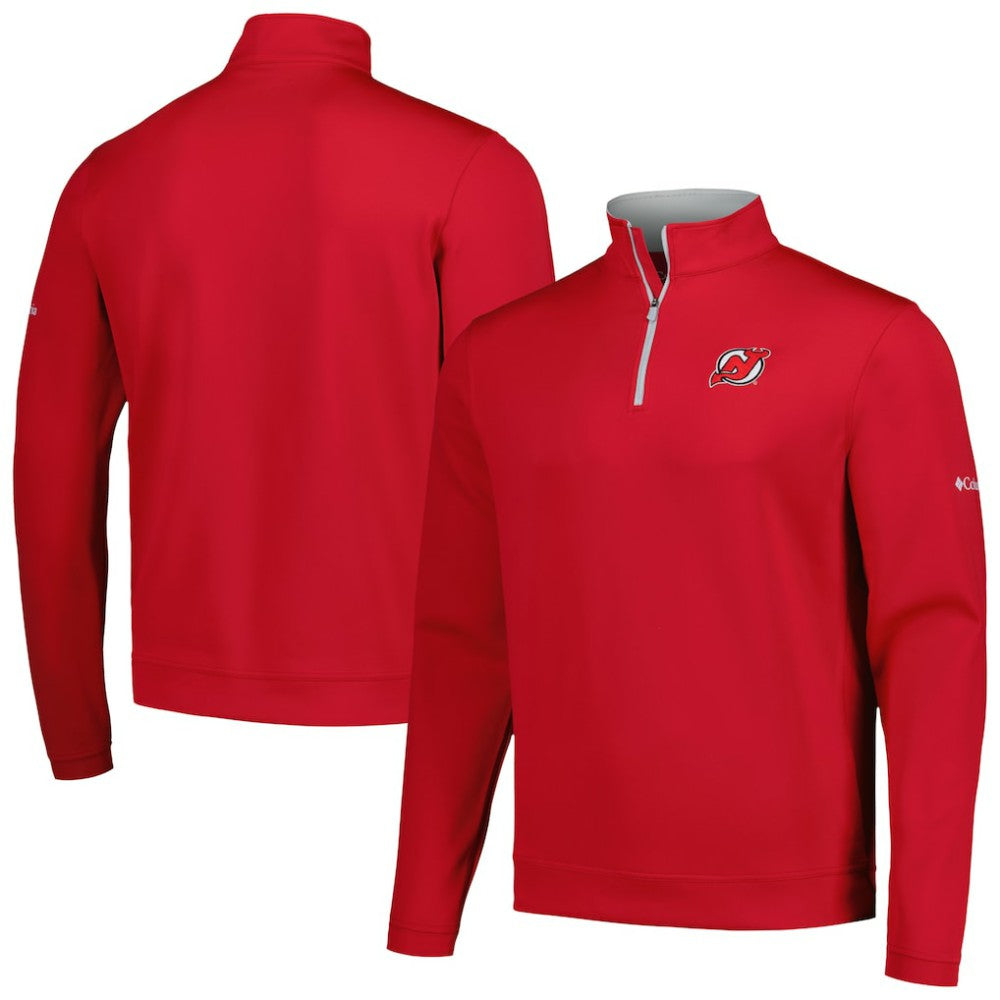 New Jersey Devils Columbia Wickham Hills Omni-Wick Quarter-Zip Jacket