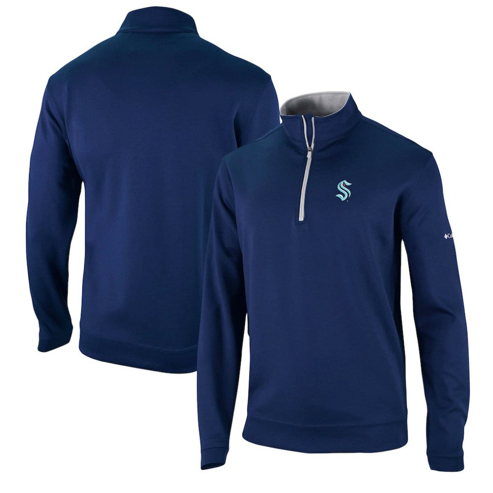 Seattle Kraken Columbia Wickham Hills Omni-Wick Quarter-Zip Jacket