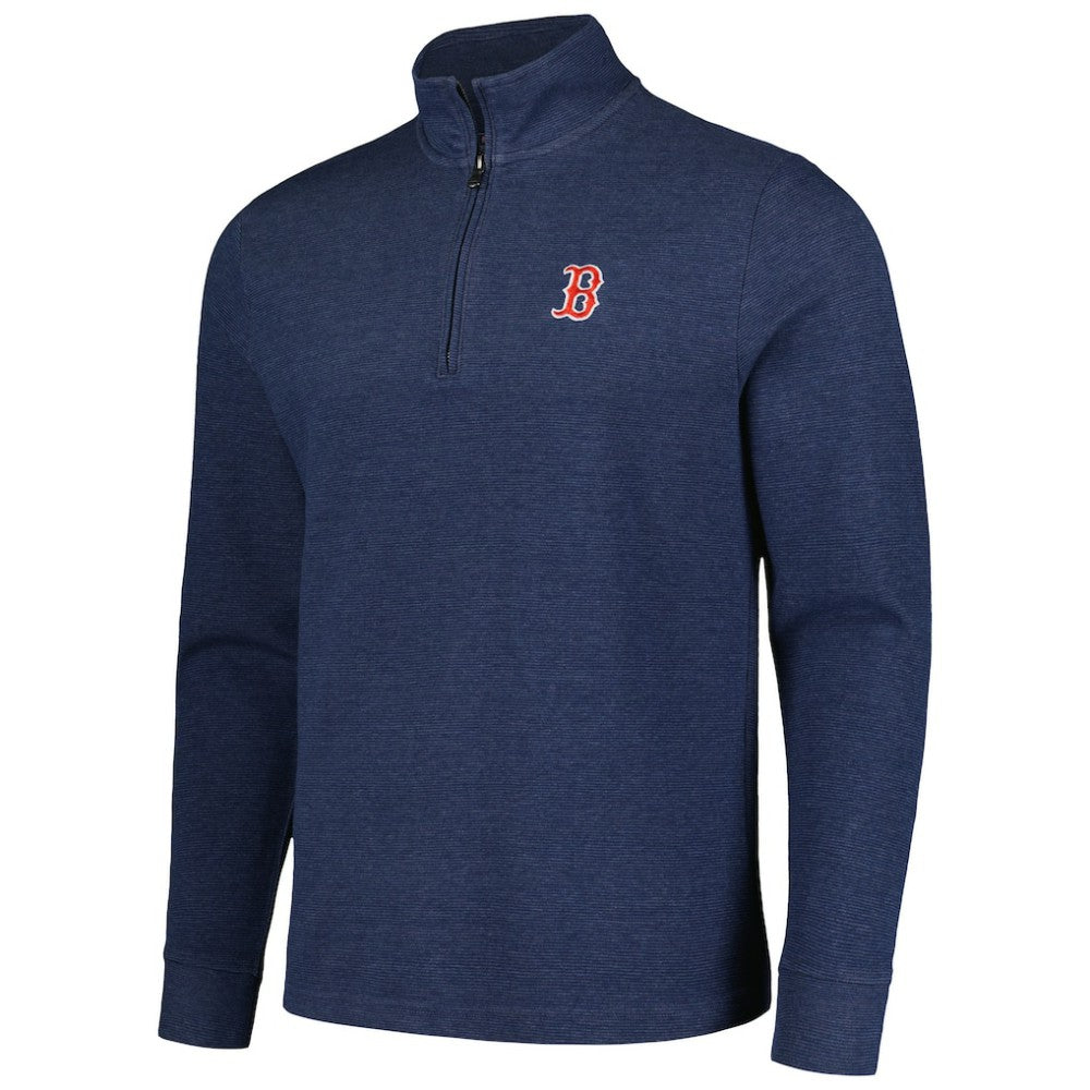 Boston Red Sox Vineyard Vines Saltwater Quarter-Zip Jacket - Navy