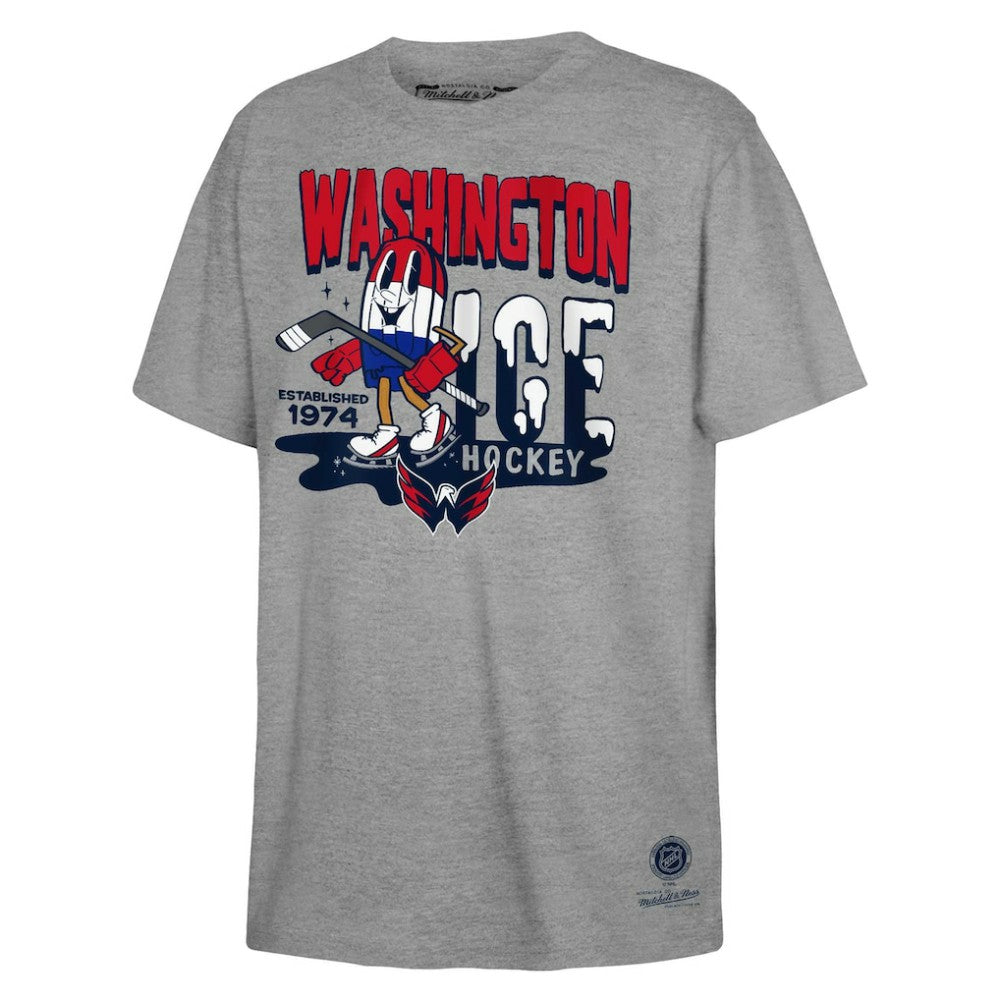 Washington Capitals Mitchell & Ness Youth Ice Hockey T-Shirt