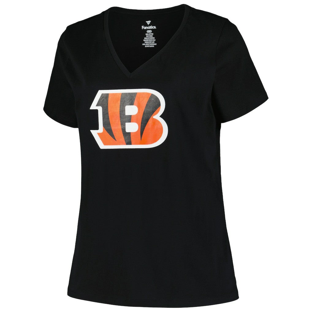 NFL Cincinnati Bengals Women's Plus Size Mother's Day #1 Mom V-Neck T-Shirt