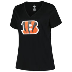 NFL Cincinnati Bengals Women's Plus Size Mother's Day #1 Mom V-Neck T-Shirt