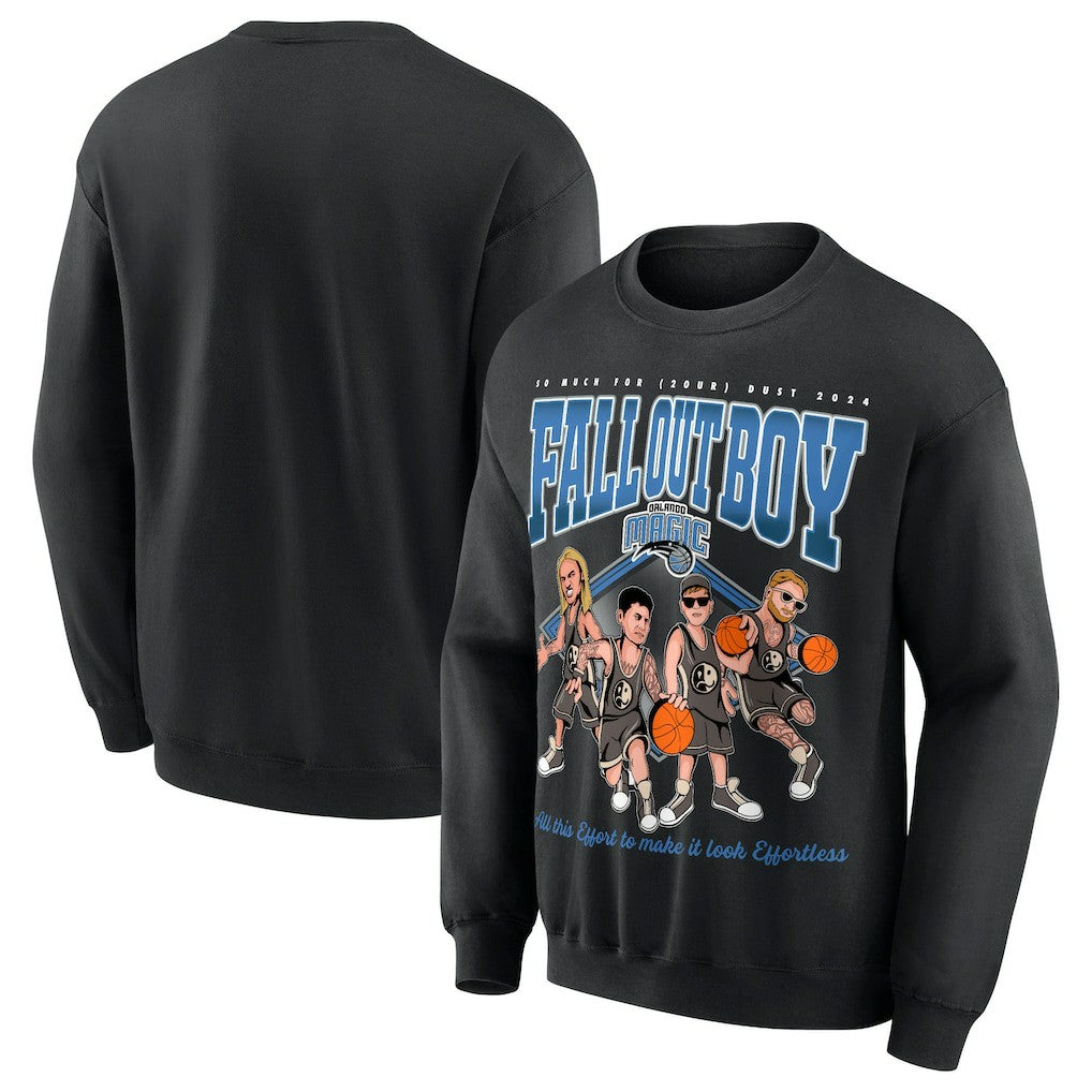 Fall Out Boy x Orlando Magic Unisex So Much For (2our) Dust Pullover Sweatshirt - Black on sale