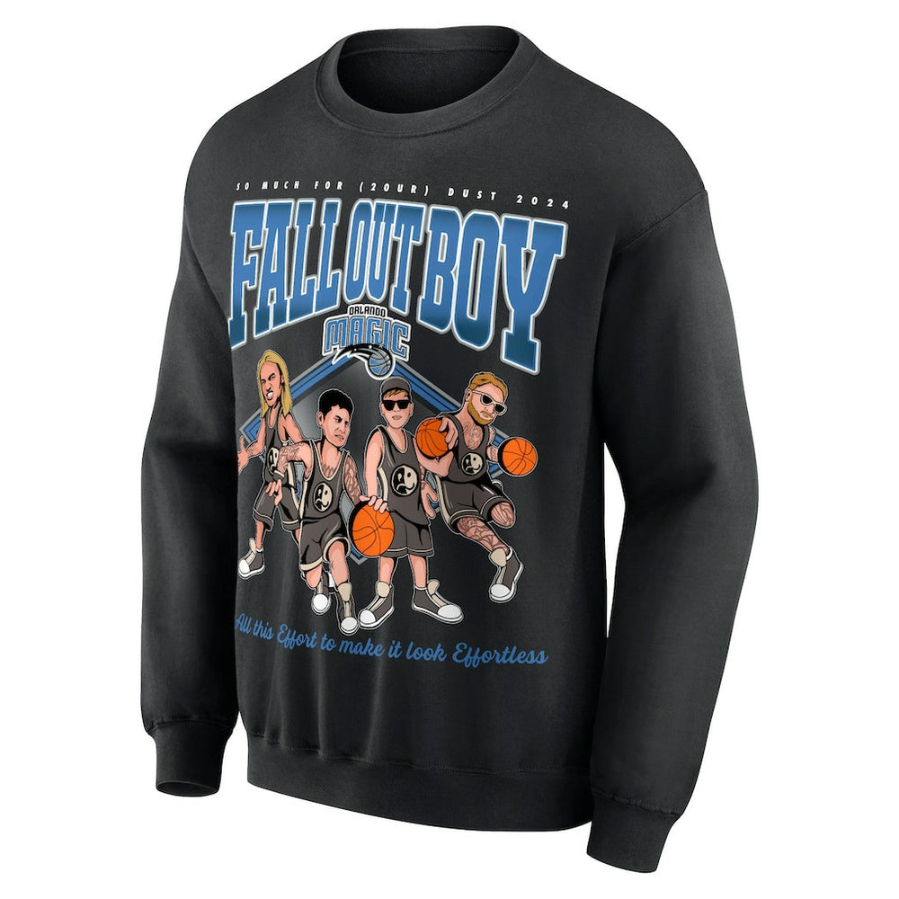 Fall Out Boy x Orlando Magic Unisex So Much For (2our) Dust Pullover Sweatshirt - Black on sale