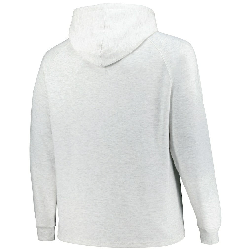 Philadelphia 76ers Big & Tall Raglan Tri-Blend Pullover Hoodie - Ash | Fanatics outlet