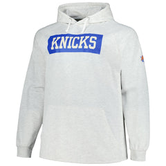 New York Knicks Big & Tall Raglan Tri-Blend Pullover Hoodie - Ash | Fanatics on sale