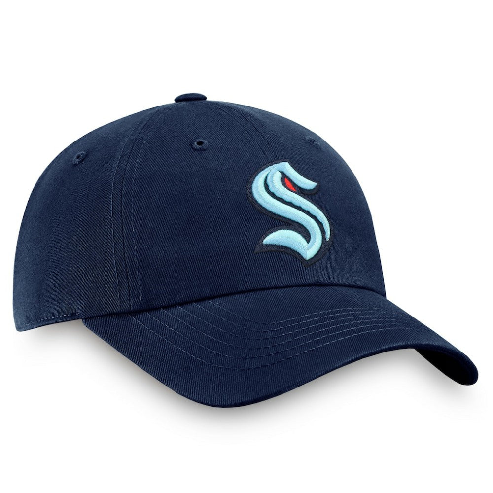 Seattle Kraken Fanatics Core Primary Logo Adjustable Hat