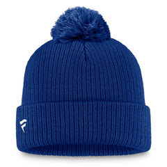 Edmonton Oilers Fanatics Primary Logo Cuffed Knit Hat with Pom