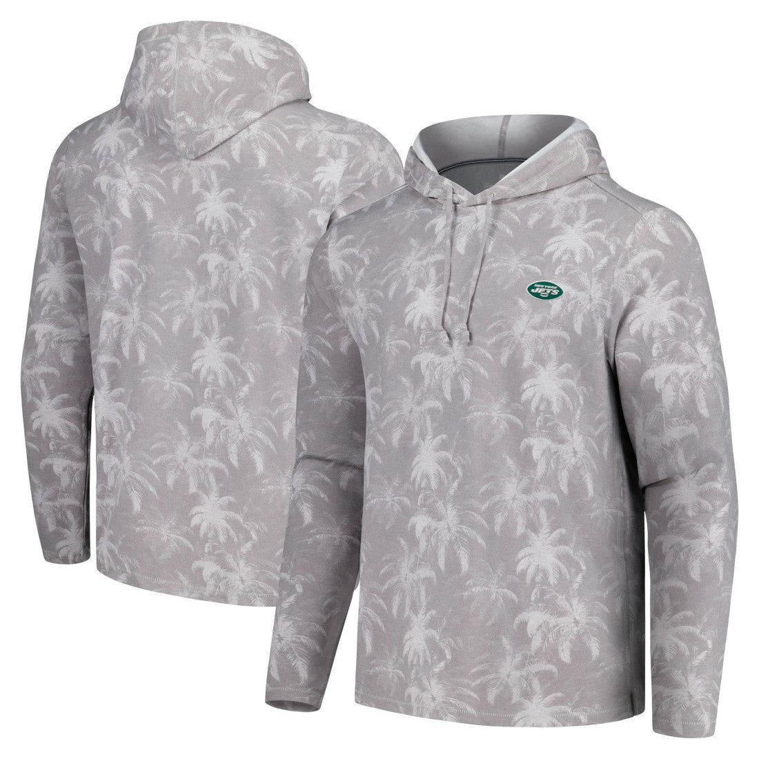 NFL New York Jets Palm Frenzy Hoodie Long Sleeve T-Shirt