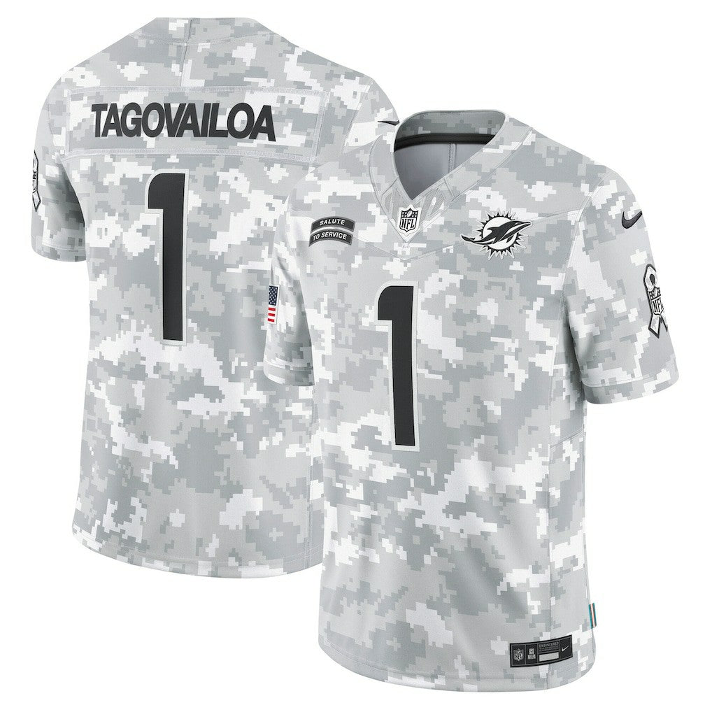 NFL Miami Dolphins Tua Tagovailoa  2024 Salute to Service Limited Jersey