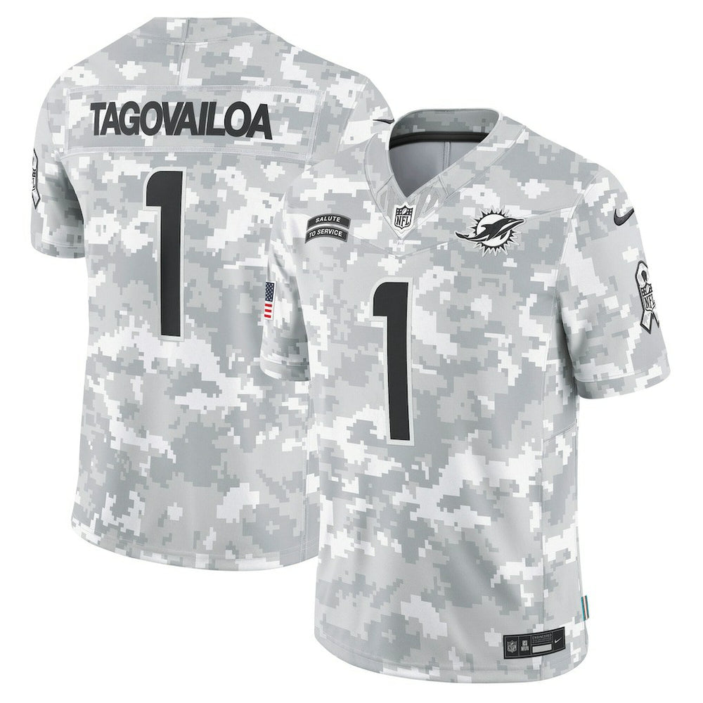 NFL Miami Dolphins Tua Tagovailoa  2024 Salute to Service Limited Jersey