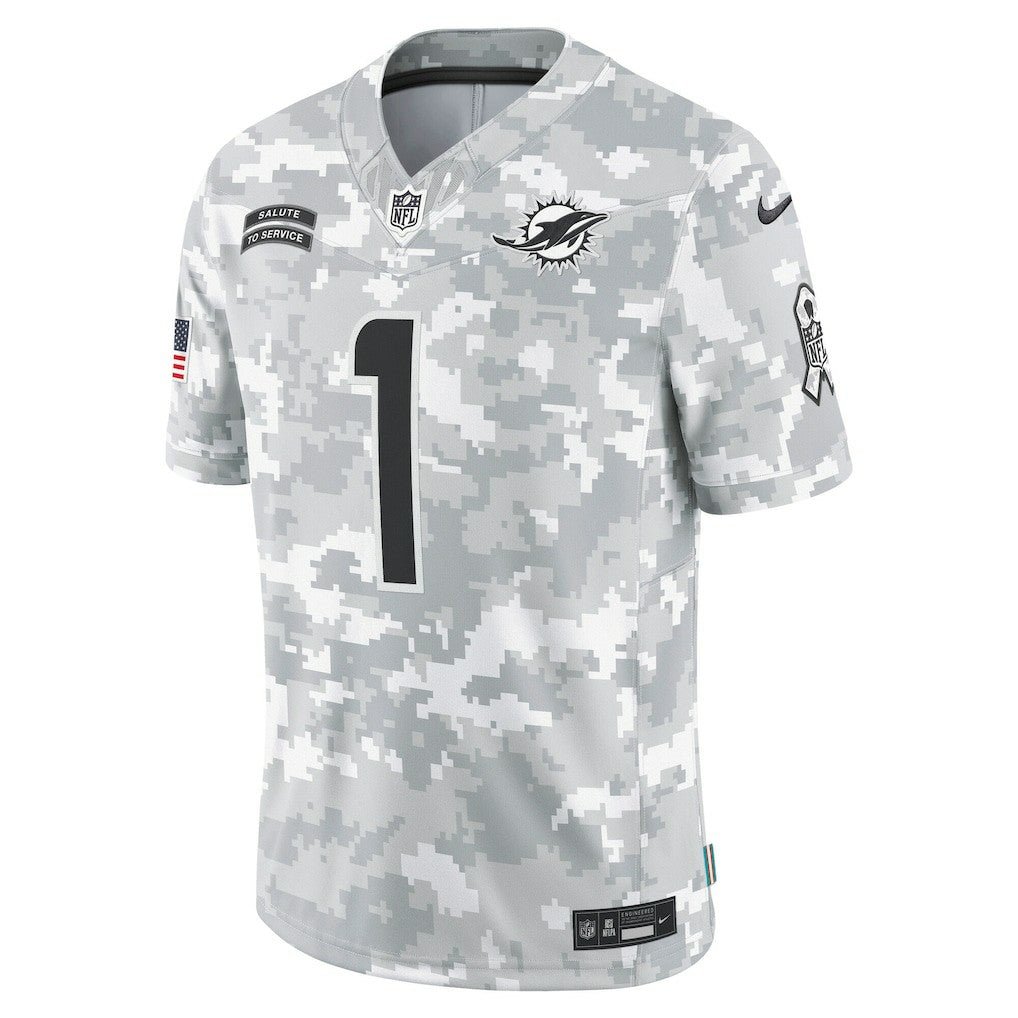 NFL Miami Dolphins Tua Tagovailoa  2024 Salute to Service Limited Jersey
