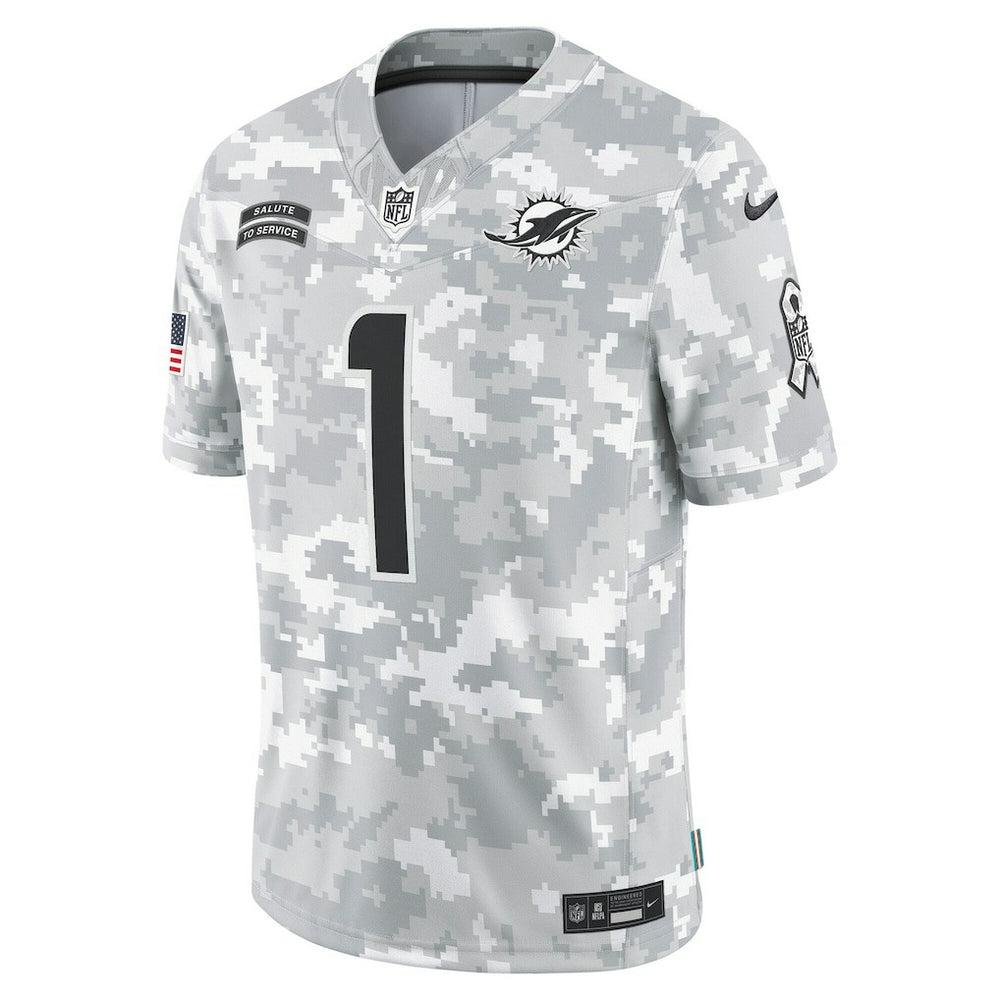 NFL Miami Dolphins Tua Tagovailoa  2024 Salute to Service Limited Jersey