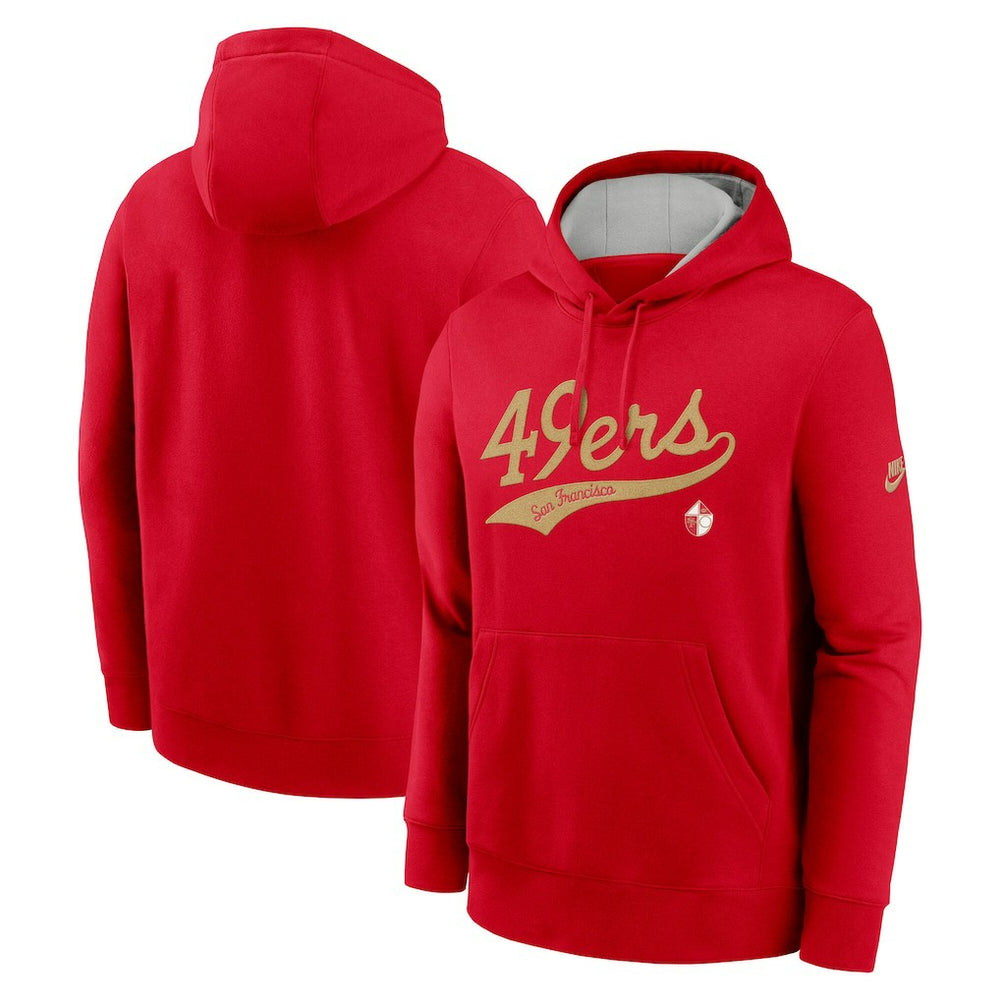 NFL San Francisco 49ers Rewind Club Logo Pullover Hoodie