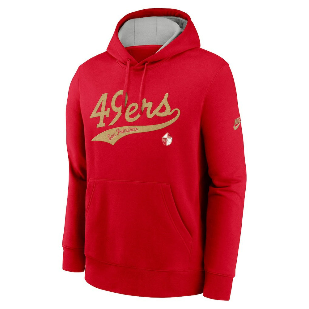 NFL San Francisco 49ers Rewind Club Logo Pullover Hoodie