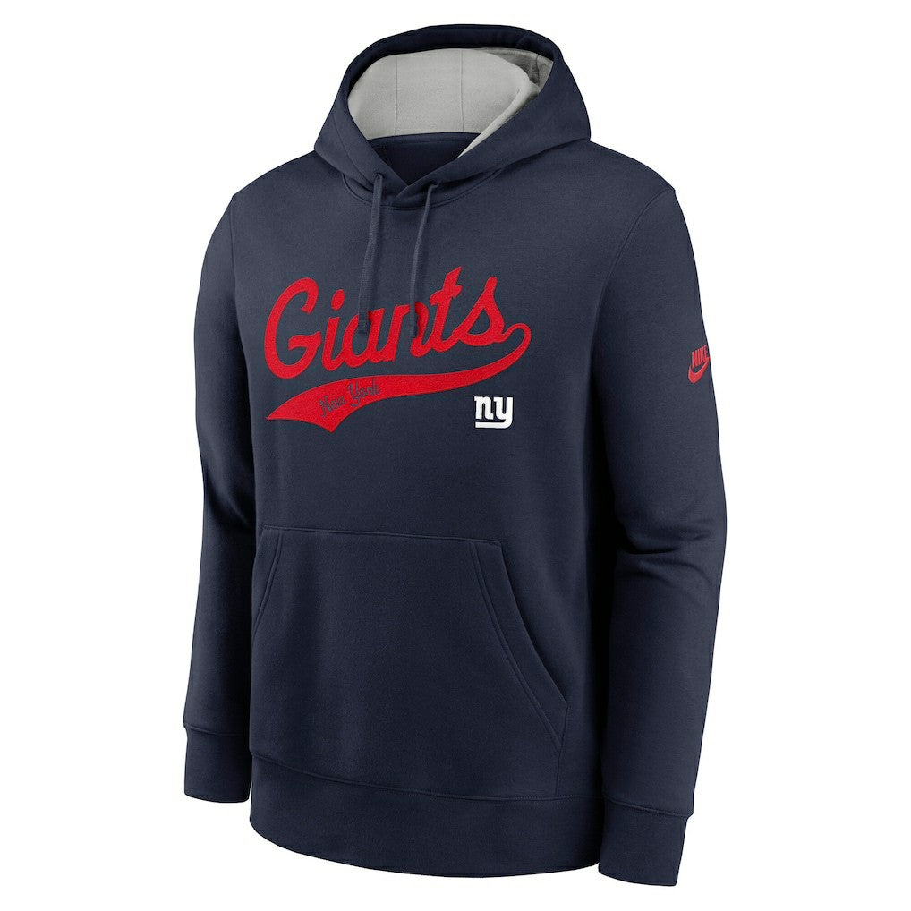 NFL New York Giants Rewind Club Logo Pullover Hoodie