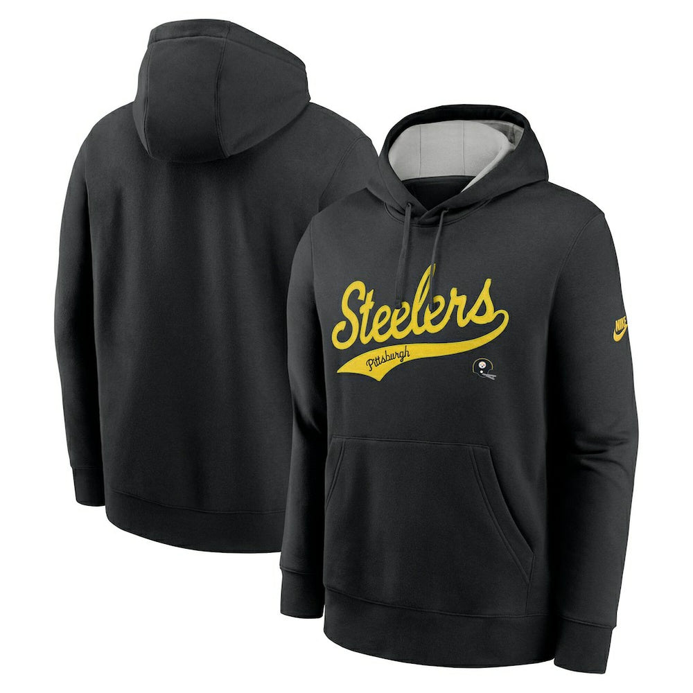 NFL Pittsburgh Steelers Rewind Club Logo Pullover Hoodie